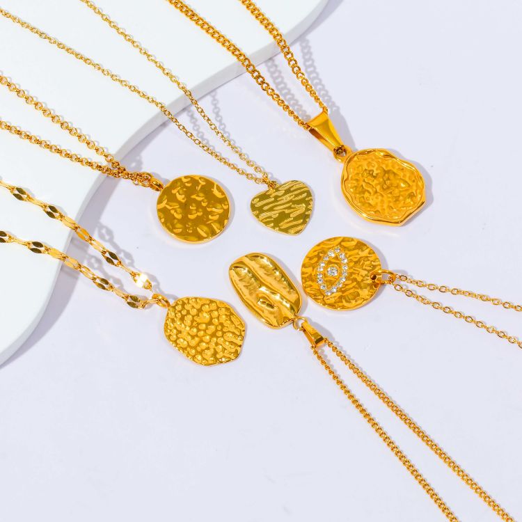 18K金不锈钢项链饰品加工定制