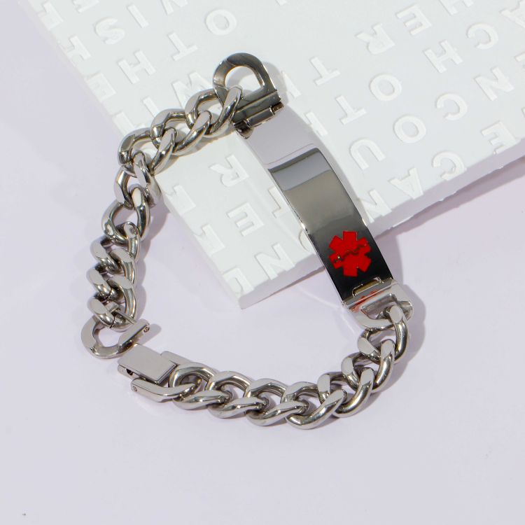 古巴链DIY手链不锈钢手链定制