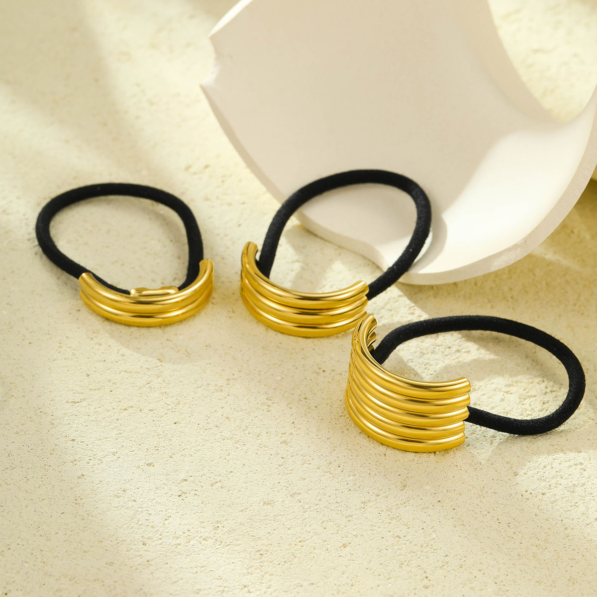 18k镀金不锈钢发带