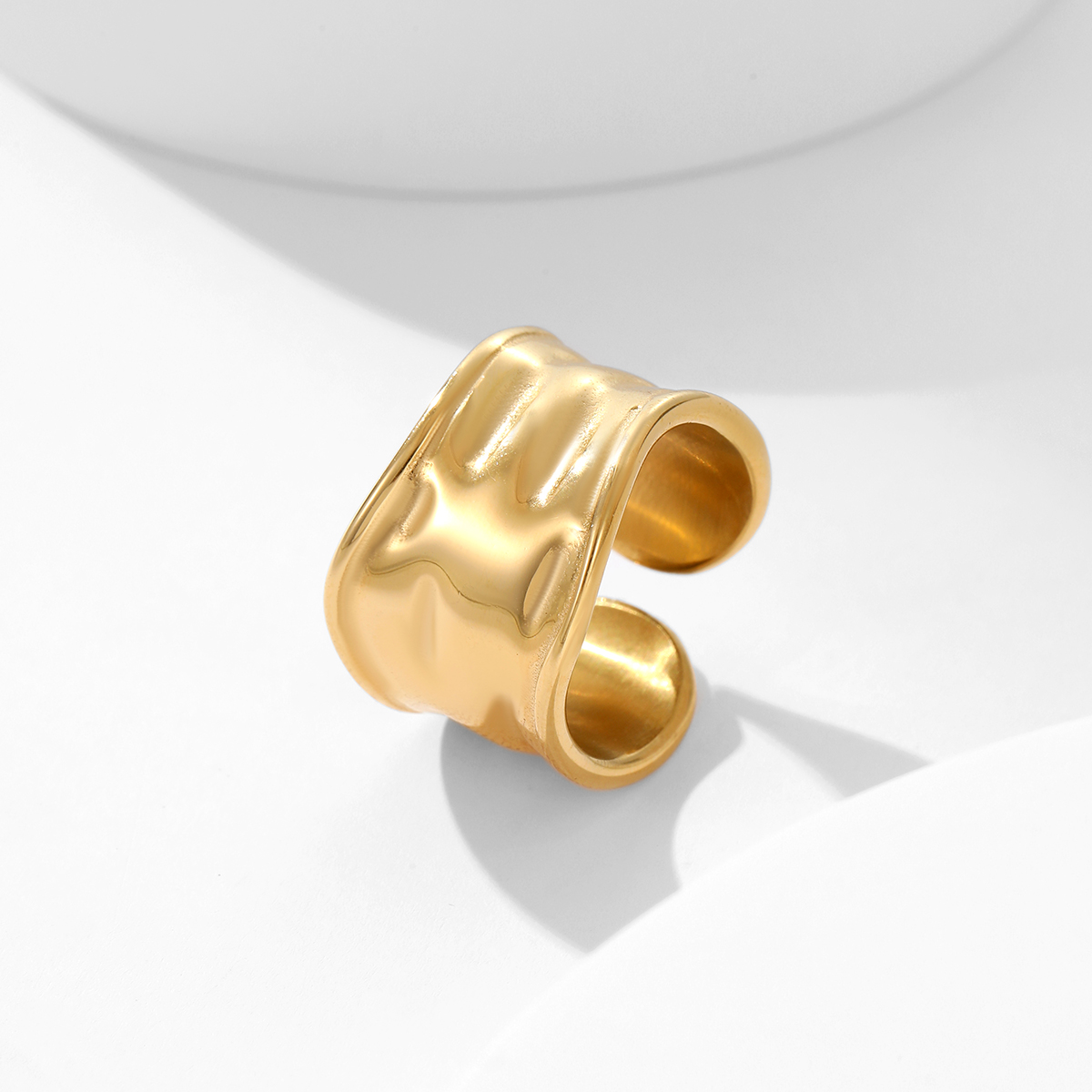 复古独特夸张开口戒指