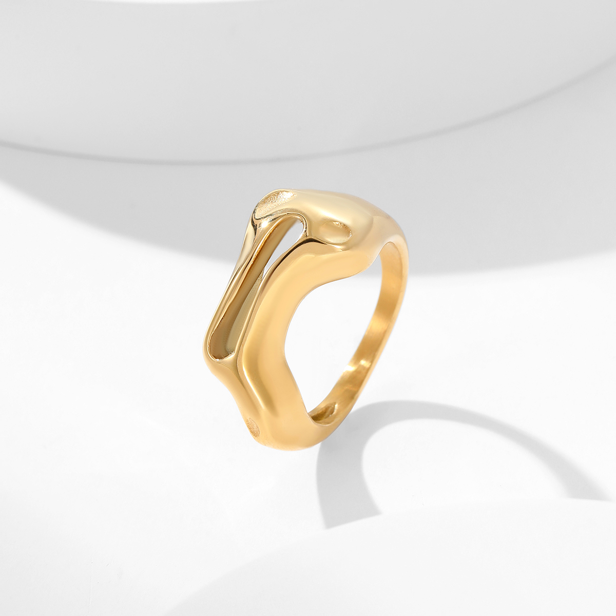 精美双向个性印章戒指