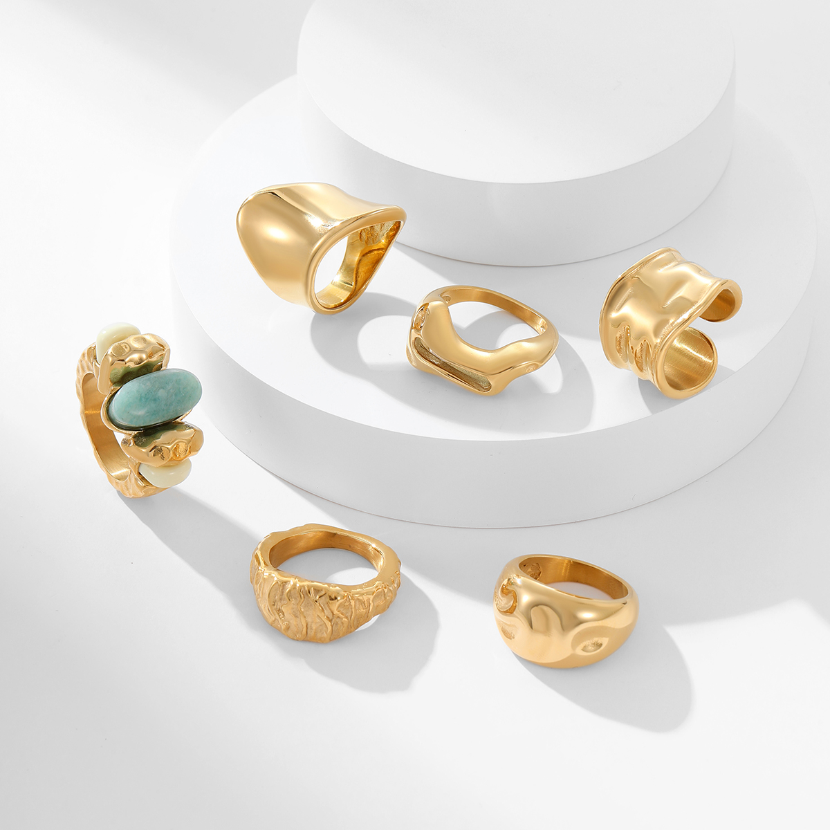 镀金复古别致戒指男女通用